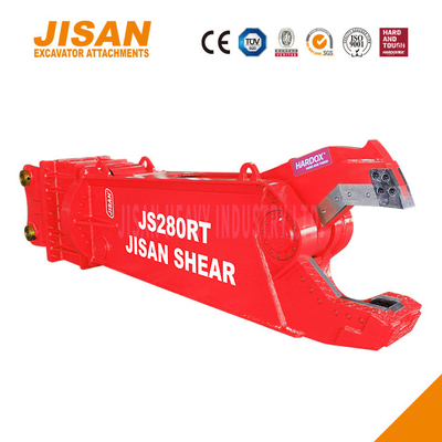 Hydraulic Shears For Cutting And Recovery Of Scrap Materials On Industrial Demolition Sites With 360 Degree Rotation