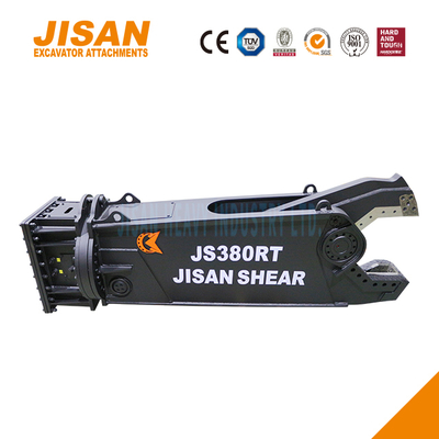 Excavator Metal Shears 360 Degree Rotation 800T Cutting Force Speed Valve Wear Resistant Steel Maximum Efficiency