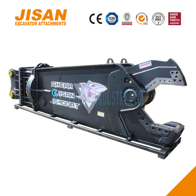 Excavator Metal Shears 360 Degree Rotation 800T Cutting Force Speed Valve Wear Resistant Steel Maximum Efficiency