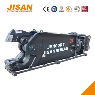 Excavator Metal Shears 360 Degree Rotation 800T Cutting Force Speed Valve Wear Resistant Steel Maximum Efficiency