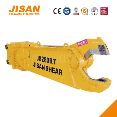 Powerful Excavator Metal Shears 360 Degree Rotation 800T Cutting Force Speed Valve Wear Resistant Steel Maximum Efficiency