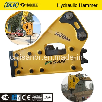 Hydraulic Rock Breaker Hammer Demolition Breaker with Chisel 140mm