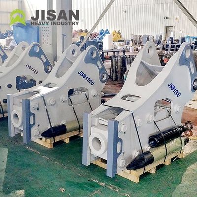 Hydraulic Rock Breaker for 19-26 Ton Excavator with 400-600 bpm Rate and 140 mm Chisel