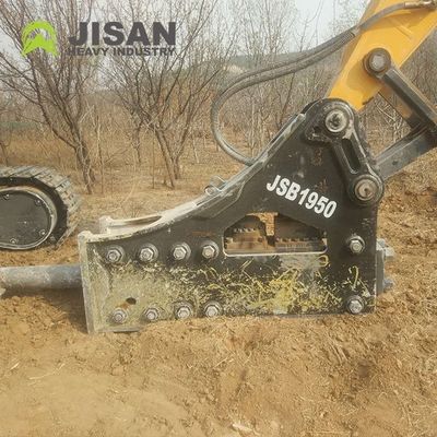 Hydraulic Rock Breaker with 160-180kg/cm2 Operating Pressure 150-190l/min Oil Flow and 350-500bpm Impact Rate for Excavators