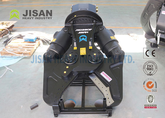 JISAN Excavator Metal Shears With 360 Deg Hydraulic Rotation Motor Strong Power And Long Durability