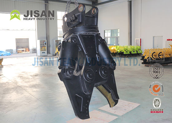 JISAN Excavator Metal Shears With 360 Deg Hydraulic Rotation Motor Strong Power And Long Durability