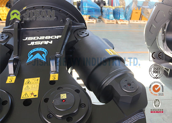 JISAN Excavator Metal Shears With 360 Deg Hydraulic Rotation Motor Strong Power And Long Durability