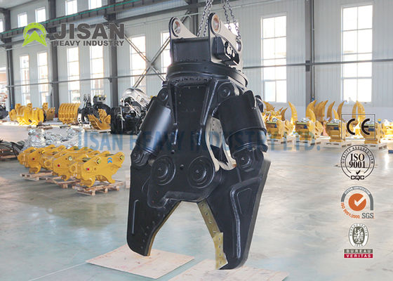 JISAN Excavator Metal Shears With 360 Deg Hydraulic Rotation Motor Strong Power And Long Durability
