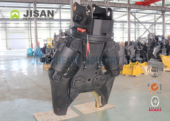 JISAN Excavator Metal Shears With 360 Deg Hydraulic Rotation Motor Strong Power And Long Durability