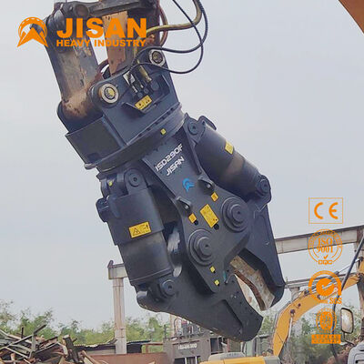 Versatile Excavator Metal Shears With Wide Jaw Opening And Strong Power Cylinder For Concrete Recycling And Demolition