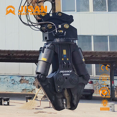 Versatile Excavator Metal Shears With Wide Jaw Opening And Strong Power Cylinder For Concrete Recycling And Demolition