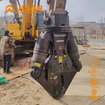 Versatile Excavator Metal Shears With Wide Jaw Opening And Strong Power Cylinder For Concrete Recycling And Demolition