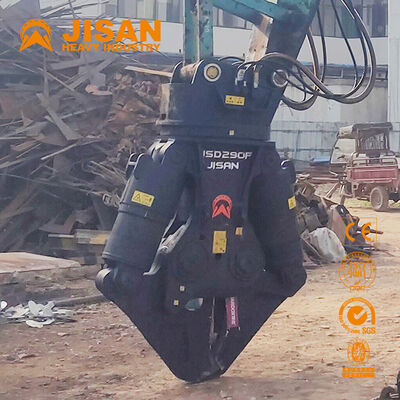 Versatile Excavator Metal Shears With Wide Jaw Opening And Strong Power Cylinder For Concrete Recycling And Demolition