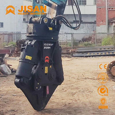 Versatile Excavator Metal Shears With Wide Jaw Opening And Strong Power Cylinder For Concrete Recycling And Demolition