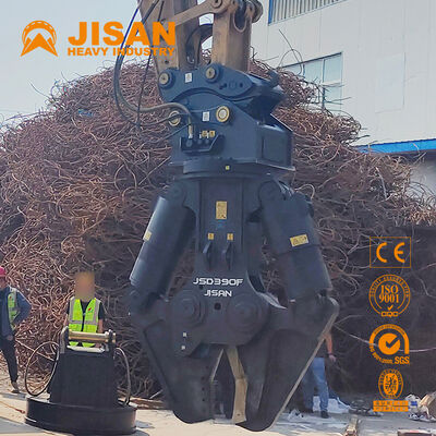 Versatile Excavator Metal Shears With Wide Jaw Opening And Strong Power Cylinder For Concrete Recycling And Demolition