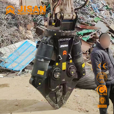 Versatile Excavator Metal Shears With Wide Jaw Opening And Strong Power Cylinder For Concrete Recycling And Demolition