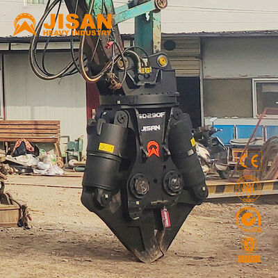 Versatile Excavator Metal Shears With Wide Jaw Opening And Strong Power Cylinder For Concrete Recycling And Demolition