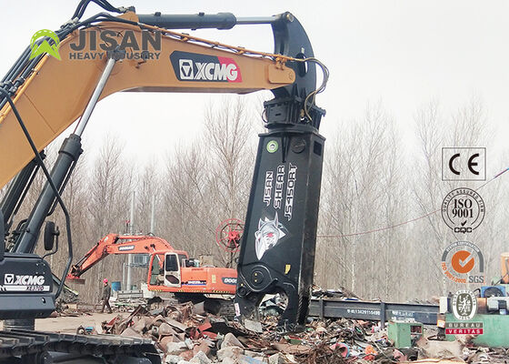 Heavy Duty Hydraulic Excavator Metal Shears Designed For Cutting Ferrous Metals Aluminum Scrap And Industrial Demolition Materials