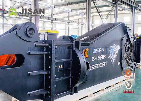 Heavy Duty Excavator Metal Shears For Cutting Ferrous Metals Aluminum Scrap And Industrial Demolition Material Processing