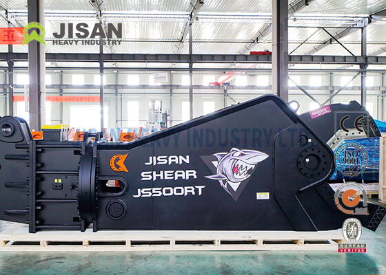 Hydraulic Shear for Excavators with 360 Degree Hydraulic Rotation 1500T Cutting Force and Wear Resistant Steel