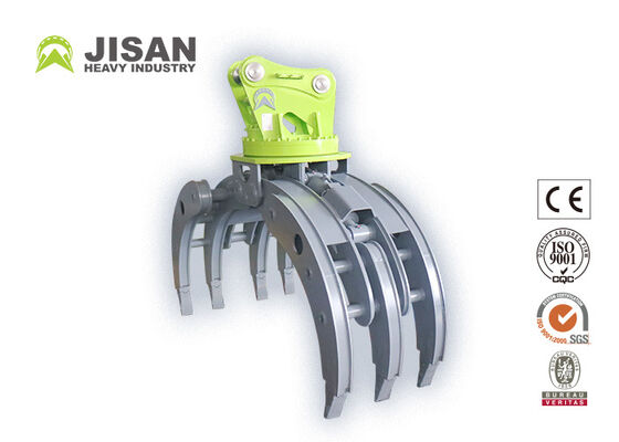 Double Linkage Hydraulic Log Grapple 1500mm Jaw Opening For 20 Ton 320 Excavator