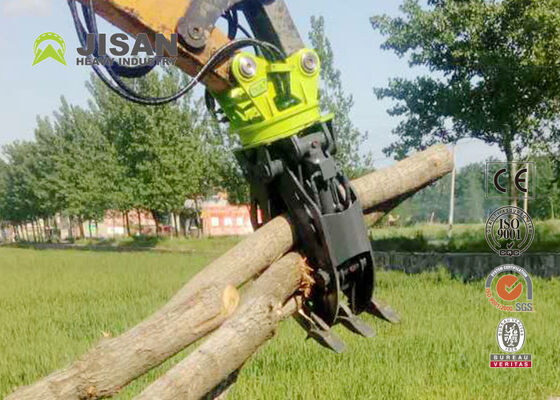 Double Linkage Hydraulic Log Grapple 1500mm Jaw Opening For 20 Ton 320 Excavator