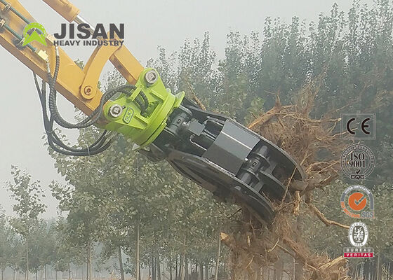 Double Linkage Hydraulic Log Grapple 1500mm Jaw Opening For 20 Ton 320 Excavator