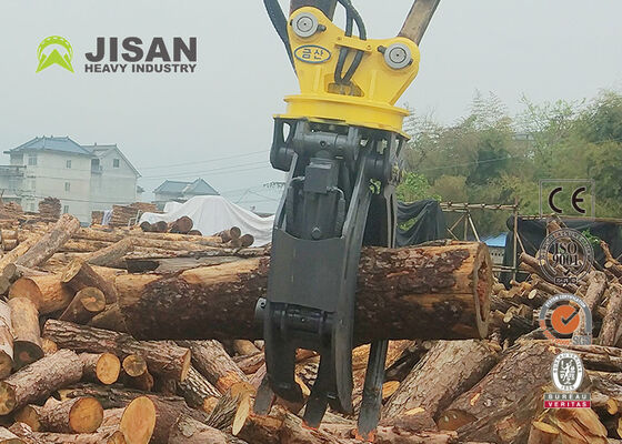 Double Linkage Hydraulic Log Grapple 1500mm Jaw Opening For 20 Ton 320 Excavator