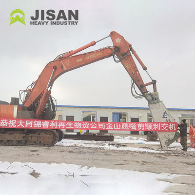 Excavator Dismantling Pliers Hydraulic Shears For Steel Structure Demolition