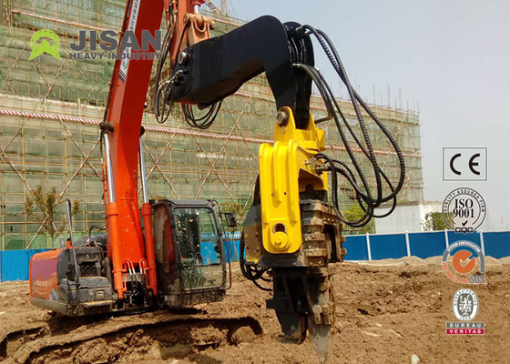 Hydraulic Excavator Mounted Vibro Hammer Sheet Pile Driver