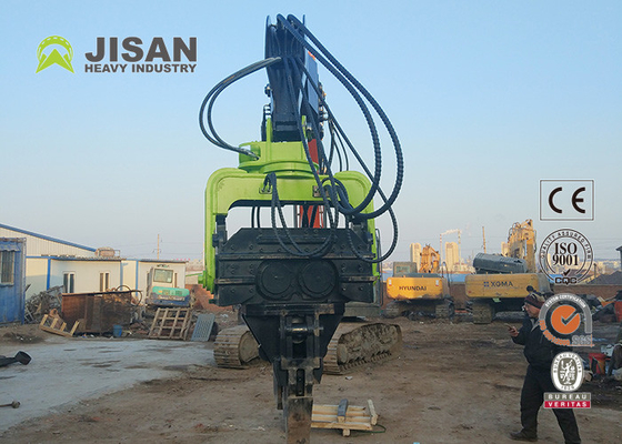 18-65T Excavator Attachment Hydraulic Pile Driver Machine Vibro Hammer