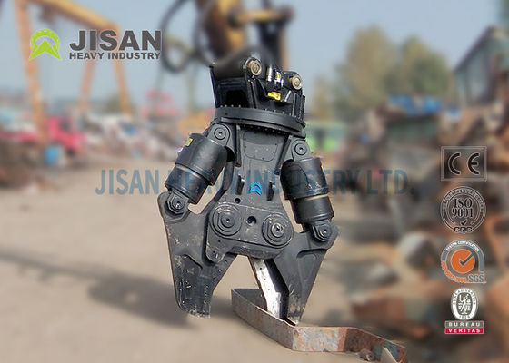 Replaceable Blade Excavator Metal Stump Shears For  PC200 PC210 PC220