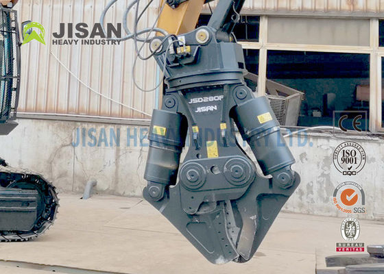 Replaceable Blade Excavator Metal Stump Shears For  PC200 PC210 PC220