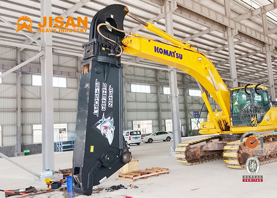 Dismantling Abandoned Containers Ships Hydraulic Rotating Pulverizer For Excavator