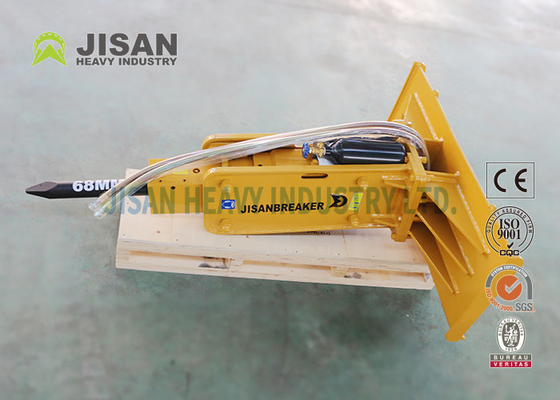Wheel Track Mini Hydraulic Post Hole Digger / Breaker Skid Steer