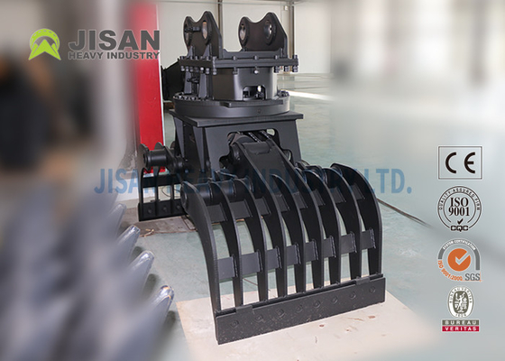 Excavator Hydraulic Stone Square Rotating Demolition Grapple Sorting Grab For Sale