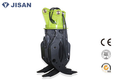 Hydraulic Rotating Excavator Log Grab Wear Resistant Fit CAT320 20 Ton Excavator