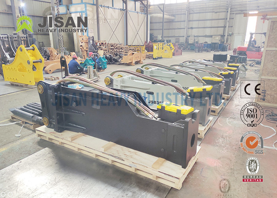 Concrete Breaker Attachment SB40 Box Type Hydraulic Rock Hammer For Excavator